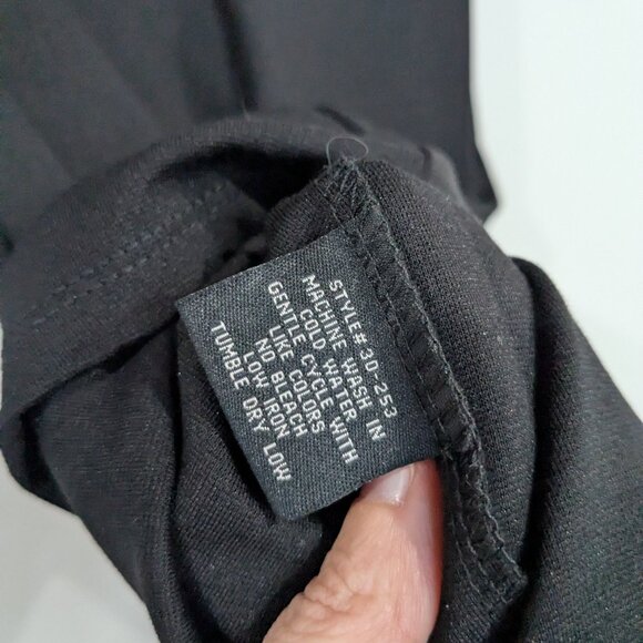 *3/$10* BNWT Revamped Lace Collar Dress Black White Size Small - Picture 5 of 6